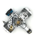 DLE120 Gasoline Engine UAV Power System  180W Exhaust 120CC Twin Cylinder Power Generation System